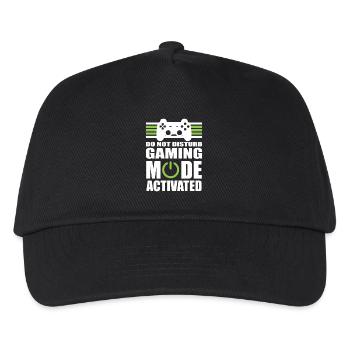 Gaming Mode Do Not Disturb - Kids’ Baseball Cap - black - Front