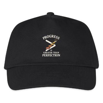 Personnel pour l'enseignant en éducation alternative Deuxième - Casquette de baseball Enfant - noir - Devant