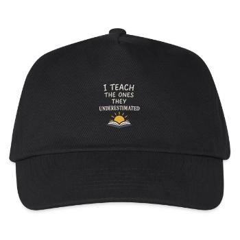 Personnel pour l'enseignant en éducation alternative Deuxième - Casquette de baseball Enfant - noir - Devant