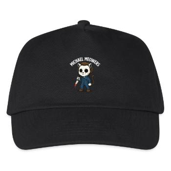 Michael Meowers Parodie effrayante de chat d’Halloween - Casquette de baseball Enfant - noir - Devant