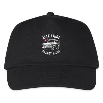Old love doesn't rust - Trabi - Kultauto DDR - Kids’ Baseball Cap - black - Front
