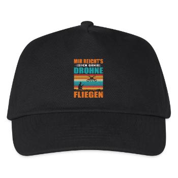 Accessoires de pilote de drone Drone Pilote de drone Cadeau - Casquette de baseball Enfant - noir - Devant