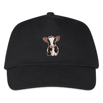 Cow - Kids’ Baseball Cap - black - Front