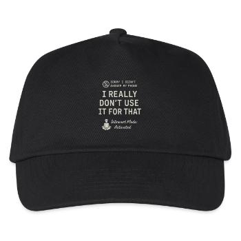 Désolé, je n’ai pas répondu à mon téléphone - Casquette de baseball Enfant - noir - Devant