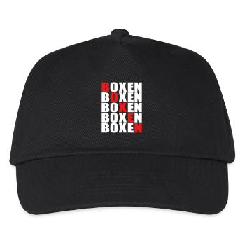 Boxing Sport Training Fighter - Kids’ Baseball Cap - black - Front