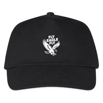 Fly Eagle Fly - Kids’ Baseball Cap - black - Front