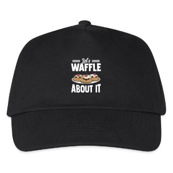 Belgian Waffles Butter Waffles Pancakes - Kids’ Baseball Cap - black - Front