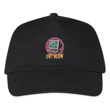 CRT Computer Pop Culture Retro Video Game - Kids’ Baseball Cap - black - Front