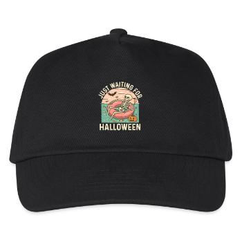 Juste En Attendant Halloween, Spooky Squelette - Casquette de baseball Enfant - noir - Devant