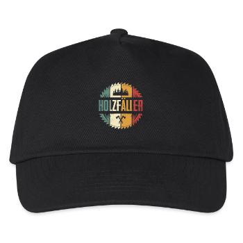 lumberjack - Kids’ Baseball Cap - black - Front