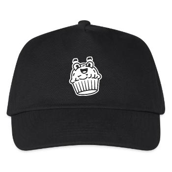 Cupcake Kawaii – Süß & niedlich für jede Party - Kinder Basecap - Schwarz - Vorne