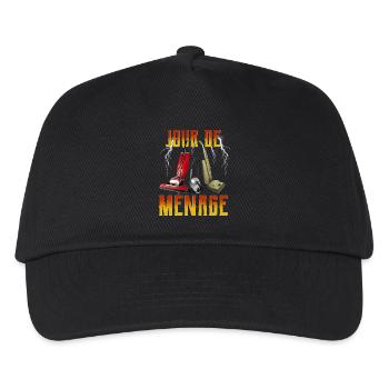 Cleaning Day Vacuum Cleaners Rock - Kids’ Baseball Cap - black - Front