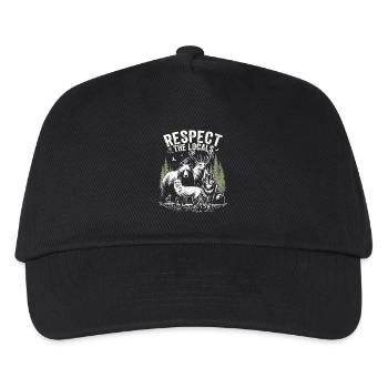 Respect the Locals Animals Forest - Kids’ Baseball Cap - black - Front