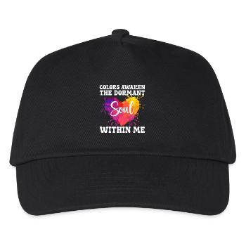 Funny Art Painter Colors Awaken The Dormant - Kids’ Baseball Cap - black - Front