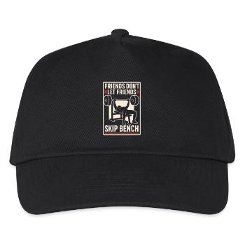 Développé couché Mememe Discover Me Bro Gym - Casquette de baseball Enfant - noir - Devant