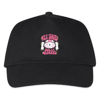 Laktoseintolerant Milk Shakes Belly Quakes - Kinder Basecap - Schwarz - Vorne