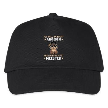 Master craftsman's examination passed - Otter Master Degree - Kids’ Baseball Cap - black - Front