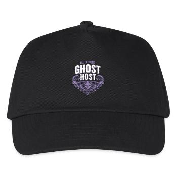 I'll Be Your Ghost Host — Spooky Host Einladung - Kinder Basecap - Schwarz - Vorne