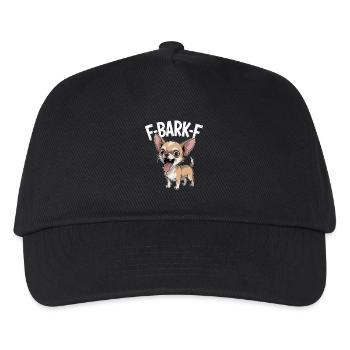 F-BARK-F Chihuahua Humor Funny Dogs Saying - Kids’ Baseball Cap - black - Front