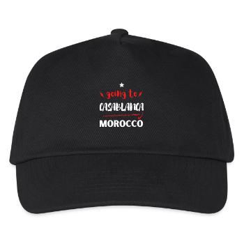 Auf nach Casablanca, Marokko - Kinder Basecap - Schwarz - Vorne