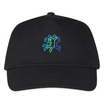 Volleyball Players Silhouettes Volleyball Players Boys - Kids’ Baseball Cap - black - Front