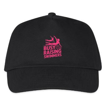Synchronschwimmen Kunstschwimmen Wassersport - Kinder Basecap - Schwarz - Vorne