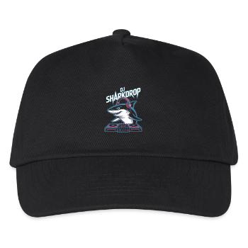 DJ SHARKDROP Shark DJ Booth Rave Vibes - Kids’ Baseball Cap - black - Front
