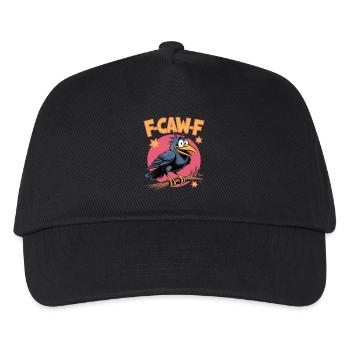 F-Caw-F Meme Crow - Casquette de baseball Enfant - noir - Devant