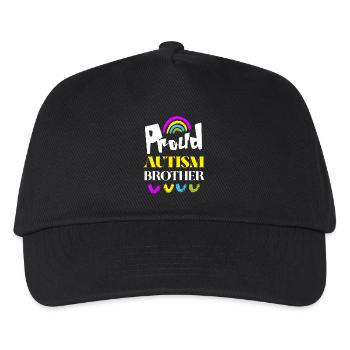 Proud Autism Brother - Kids’ Baseball Cap - black - Front