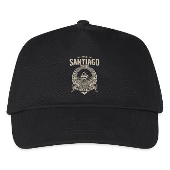 Santiago Crest T-Shirt - Kinder Basecap - Schwarz - Vorne