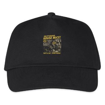 Skittering House Mice Movie Poster Halloween - Kids’ Baseball Cap - black - Front