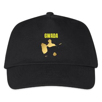 GWADA Golden Map West Indies T-shirt - Kids’ Baseball Cap - black - Front