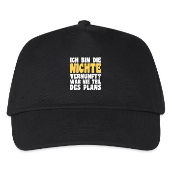 Family motif niece - Kids’ Baseball Cap - black - Front