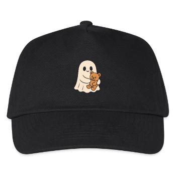 Kuscheliger Geist mit Teddy - Kinder Basecap - Schwarz - Vorne