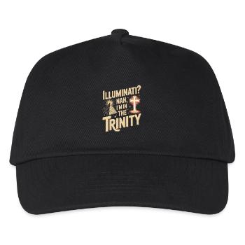 Les Illuminati chrétiens dans la Trinité - Casquette de baseball Enfant - noir - Devant