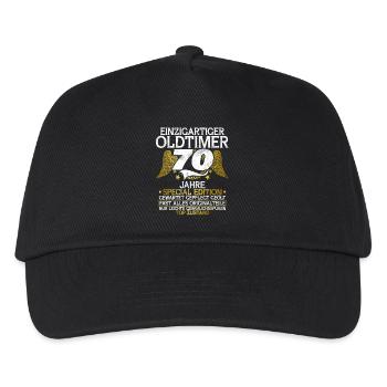 70th Birthday Celebration Fun 70th Anniversary Celebration - Kids’ Baseball Cap - black - Front