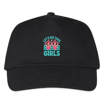 Synchronschwimmen Kunstschwimmen Wassersport - Kinder Basecap - Schwarz - Vorne
