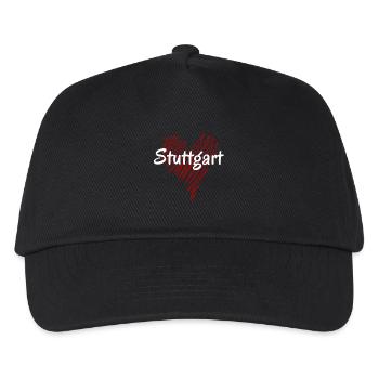 J’adore Stuttgart, Stuttgart, Allemagne - Casquette de baseball Enfant - noir - Devant