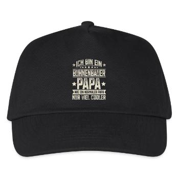 Bâtisseur de scène Papa - Casquette de baseball Enfant - noir - Devant