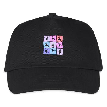 Ballet Dancing Ballet Dancer Dancer Ballerina - Kids’ Baseball Cap - black - Front