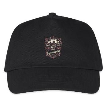 Elfen-Sphinx-Katze - Kinder Basecap - Schwarz - Vorne