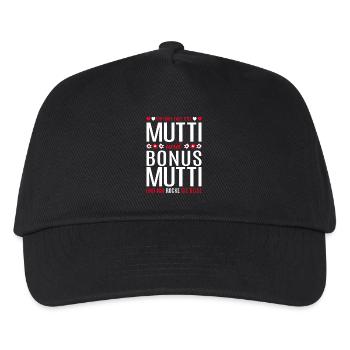 Mom Mom Mom Bonus Mom Mother's Day Gift - Kids’ Baseball Cap - black - Front