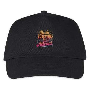 Be the Energy You Attract - Kids’ Baseball Cap - black - Front