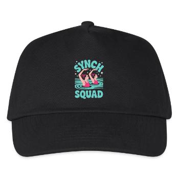 Synchronschwimmen Kunstschwimmen Wassersport - Kinder Basecap - Schwarz - Vorne