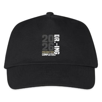 Dr. Ing. Promotion Completed - Kinder Basecap - Schwarz - Vorne