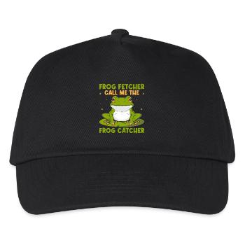 Frog Catcher Frog Fetcher Call Me Frog - Casquette de baseball Enfant - noir - Devant
