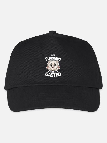 My Flabbers Have Been Gasted Pomeranian Hund Meme - Kinder Basecap - Schwarz