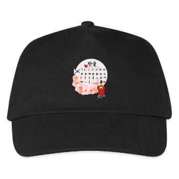 Hangul Love – King Sejong et Korea Design - Casquette de baseball Enfant - noir - Devant