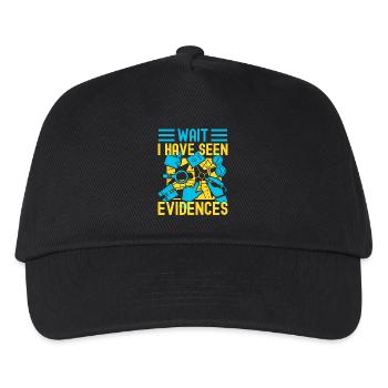 Les majors en sciences médico-légales ont vu des preuves - Casquette de baseball Enfant - noir - Devant