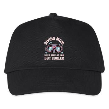 Diving Saying Mom Funny Diving Gift - Kids’ Baseball Cap - black - Front